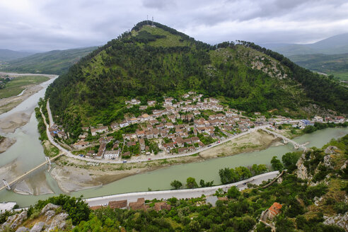 Albanien, Kreis Berat, Berat, Gorica, Fluss Osum - SIEF07862