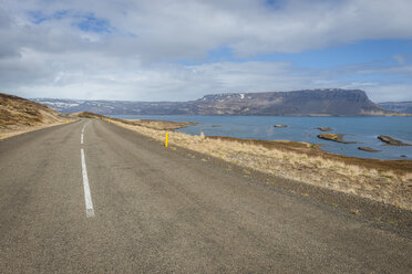 Iceland, Vestfiroir, empty road - KEBF00858