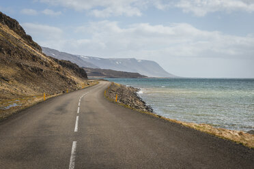 Iceland, Vestfiroir, empty road - KEBF00859