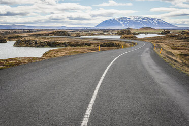 Iceland, Myvatn, empty road - KEBF00872