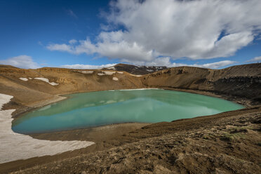 Iceland, Myvatn, Krafla, crater with lake - KEBF00876