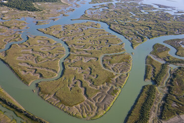Luftaufnahme eines Sumpfgebietes. - MINF08773