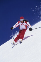 Mädchen beim Skifahren in Utah. - AURF00614