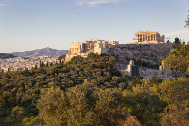 Greece, Athens, View of the Acropolis from Pnyx - MAMF00209