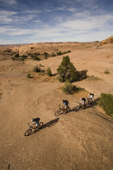 Gruppen-Mountainbiking, Moab, Utah - AURF01343