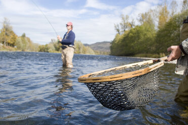 Fliegenfischen auf Steelhead-Forellen. - AURF01347