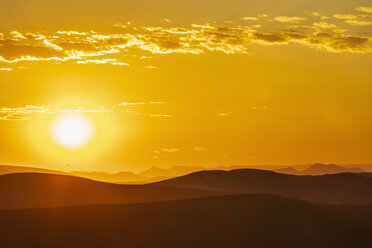 Africa, Namibia, Namib desert, Naukluft National Park, sand dunes at sunrise - FOF10085