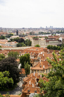 Tschechien, Prag, Blick auf die Stadt vom Hradschin - GEMF02319