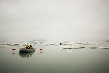 Rudern auf dem Alsek-See - AURF01507