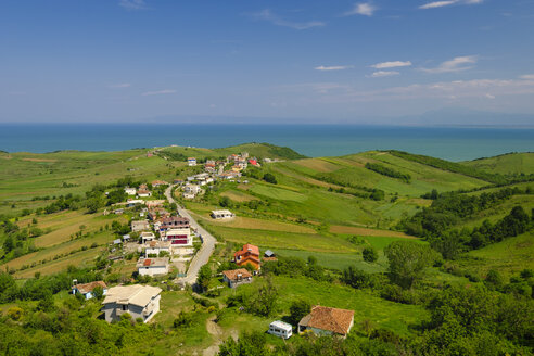 Albanien, Adriatisches Meer, Kap von Rodon, Dorf Shetaj - SIEF07914