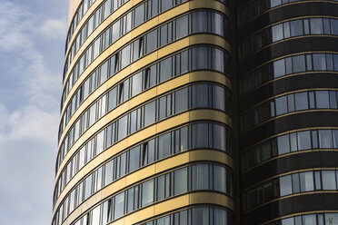 Poland, Warsaw, part of facade of Zebra Tower - FC01489