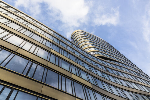 Poland, Warsaw, part of facade of Zebra Tower - FC01490