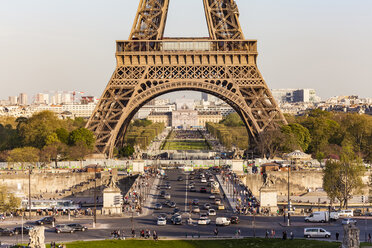 Frankreich, Paris, Eiffelturm, Pont d'lena, Place de Varsovie - WDF04800