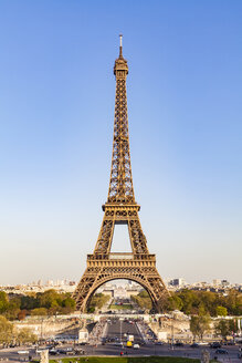 Frankreich, Paris, Eiffelturm, Pont d'lena, Place de Varsovie - WDF04801