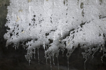 Germany, Garmisch-Partenkirchen, Detail of frozen ice in partnachklamm gorge - ZCF00644