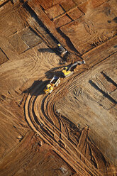 Luftaufnahme einer Baustelle in der Nähe von Hendersonville, NC - AURF02133