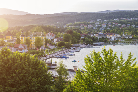 Österreich, Kärnten, Velden am Wörthersee, lizenzfreies Stockfoto