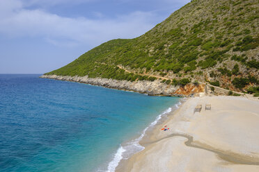 Albanien, Ionisches Meer, Albanische Riviera, Strand von Gjipe - SIEF07963