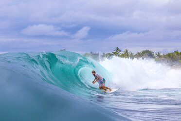 Surfer on a wave. - AURF02293