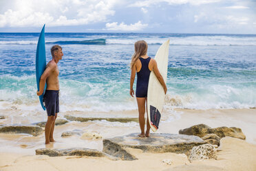 Surfers on a beach - AURF02295