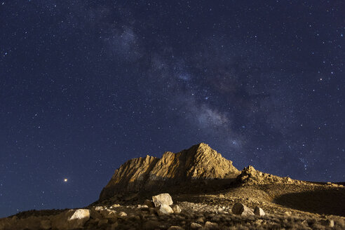 Iran, Fars Province, Neyriz, near Bakhtegan Lake, Milkyway - FPF00210