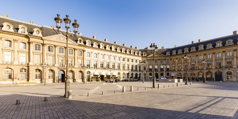 Frankreich, Paris, Place Vendome, Hotel Ritz, lizenzfreies Stockfoto