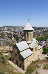 Georgien, Tiflis, St. Nikolaus-Kirche und Altstadt - WWF04314