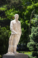 Georgia, Gori, Stalin statue at the Stalin Museum - WWF04328