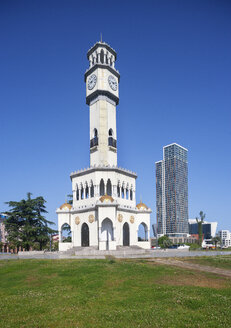 Georgia, Adjara, Batumi, Miracle Park, Chacha Clock Tower - WWF04350