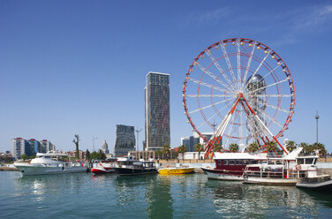 Georgien, Adscharien, Batumi, Riesenrad in der Nähe des Hafens und Miracle Park - WW04359