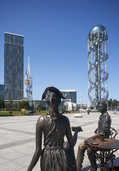 Georgien, Adscharien, Batumi, Miracle Park mit Alphabetischem Turm - WWF04364