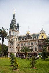 Georgia, Adjara, Batumi, Former National Bank at the European Park - WWF04371