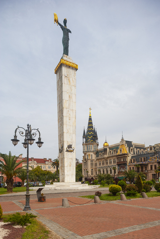Georgien, Adscharien, Batumi, Medea-Statue im Europapark, lizenzfreies Stockfoto
