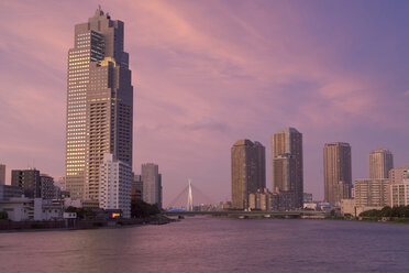 Skyline von Tokio in der Abenddämmerung. - AURF02791