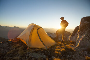 Camping auf dem Saxifrage Peak, Pemberton, BC, Kanada. - AURF03029