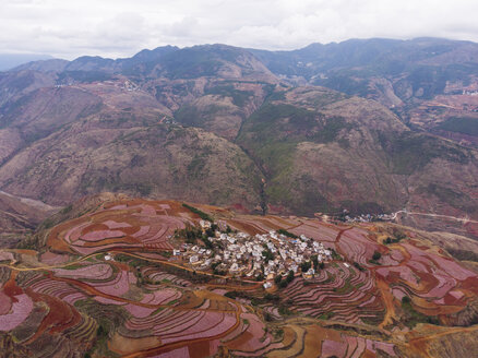 China, Provinz Yunnan, Dongchuan, Rotes Land, Dorf - KKAF01541