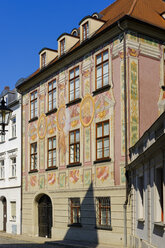 Deutschland, Augsburg, Haus Kathan, Wandmalerei - SIEF07996