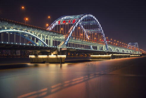 QianTangJiang-Brücke Nr. 2 - Langzeitbelichtung (Hangzhou, Provinz Zhejiang) - AURF03473