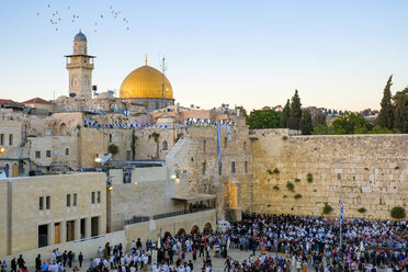 Felsendom und Klagemauer, Jerusalem Israel - AURF03899