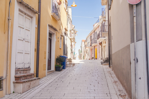 Italy, Molise, Termoli, Old town, empty alley stock photo