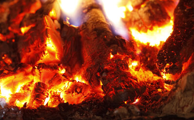 Fireplace, fire, close-up - JTF01060