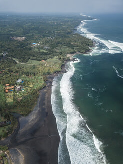 Indonesien, Bali, Luftaufnahme von Balian Beach - KNTF01240