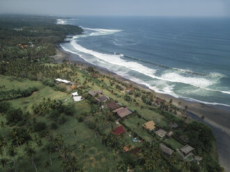 Indonesia, Bali, Aerial view of Balian beach - KNTF01244