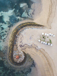 Indonesia, Bali, Aerial view of Nusa Dua beach - KNTF01296