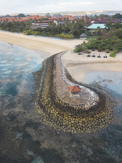 Indonesien, Bali, Luftaufnahme von Nusa Dua Strand - KNTF01297