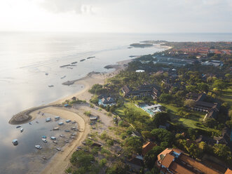 Indonesia, Bali, Aerial view of Nusa Dua beach - KNTF01301