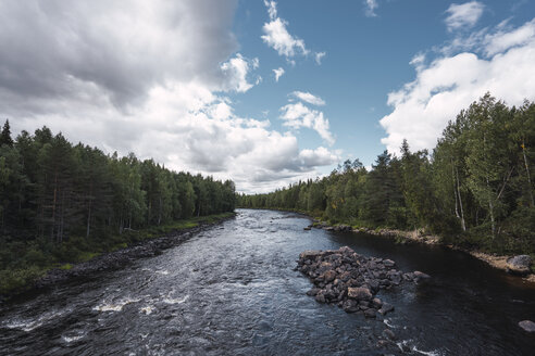 Finnland, Vikakongas, Vaattunjoki Fluss und Wald - KKAF01697