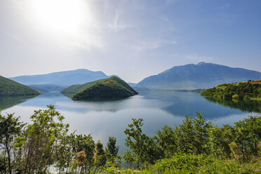 Albania, Kukes, County, Fierza reservoir, Drin river - SIEF08014