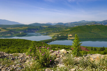 Albania, Kukes, County, Fierza reservoir, Drin river - SIEF08015