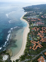 Indonesien, Bali, Luftaufnahme von Nusa Dua Strand - KNTF01341